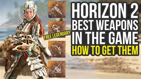 hfw best weapons|'Horizon Forbidden West' Best Weapons: Where to Find all 18 Legendary.